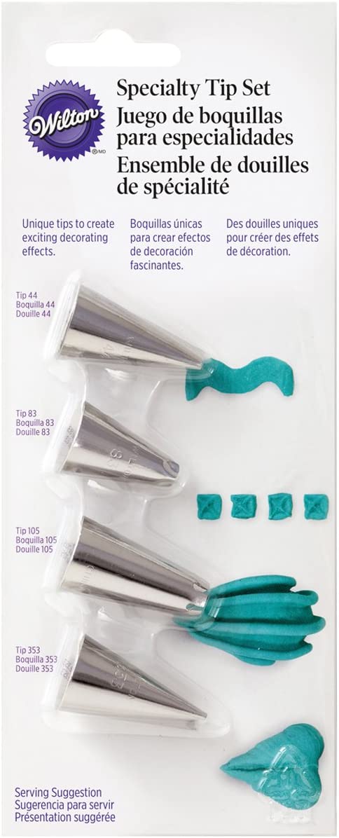 Wilton 418 9614 Spray Nozzle Stainless Steel – 3 x 2 x 2 cm, Silver, 4 Units