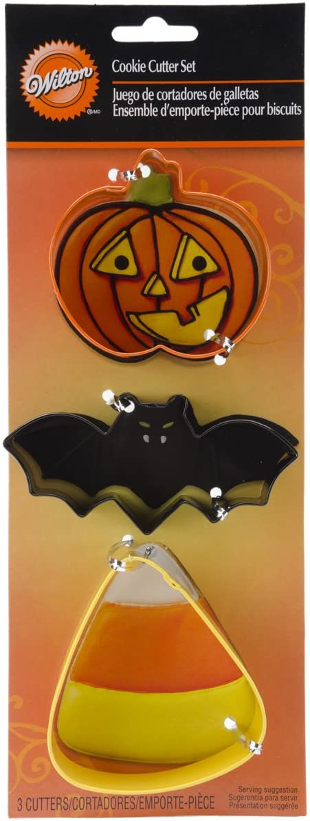 Wilton 7.6 cm (3-Inch) Three-Piece Halloween Cookie Cutter Set