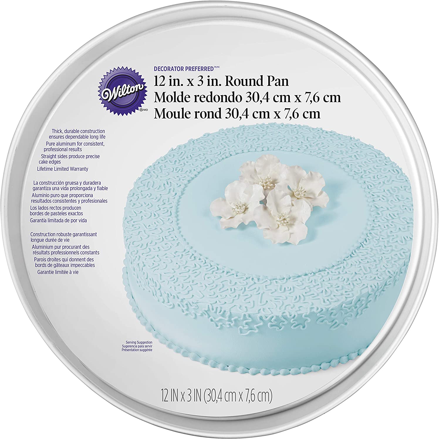 Wilton 12\" Round Aluminium Cake Tin