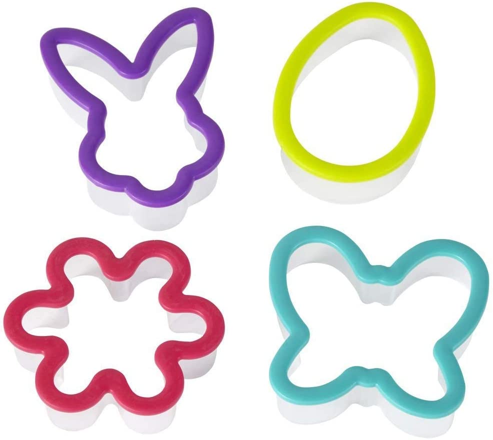 Wilton Four-Piece Easter Grippy Cookie Cutter Set - Multi-Colour