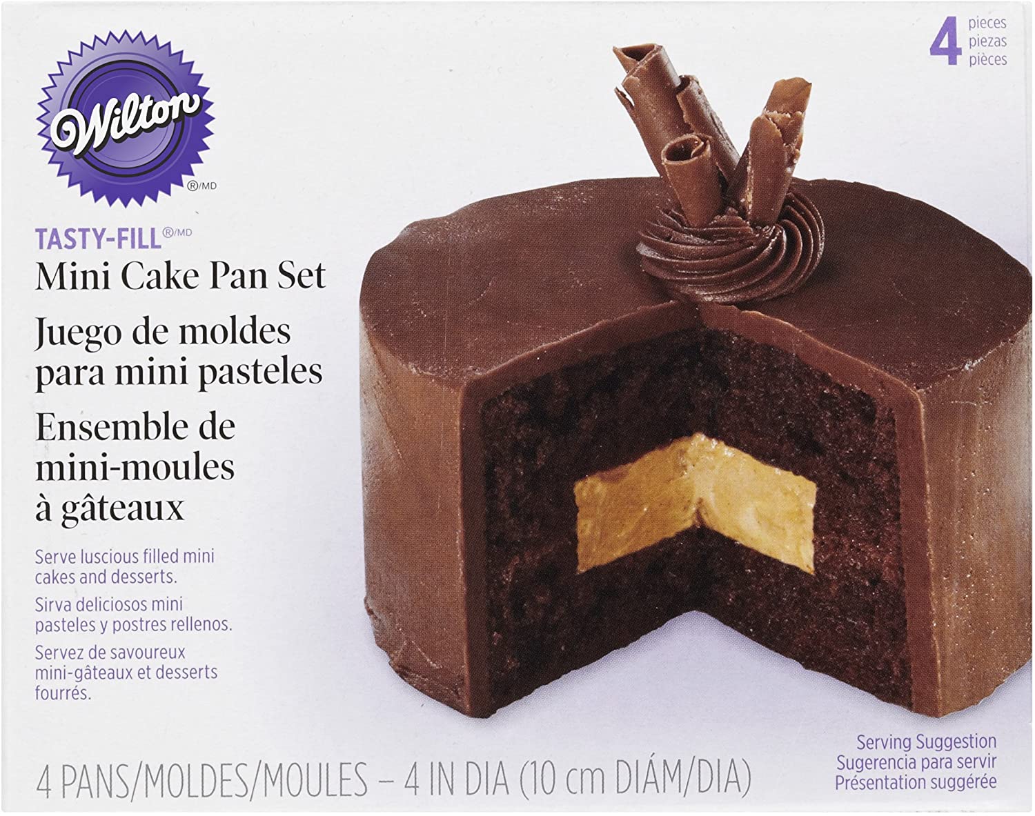 Wilton Four-Piece Mini Tasty Fill Tin Set