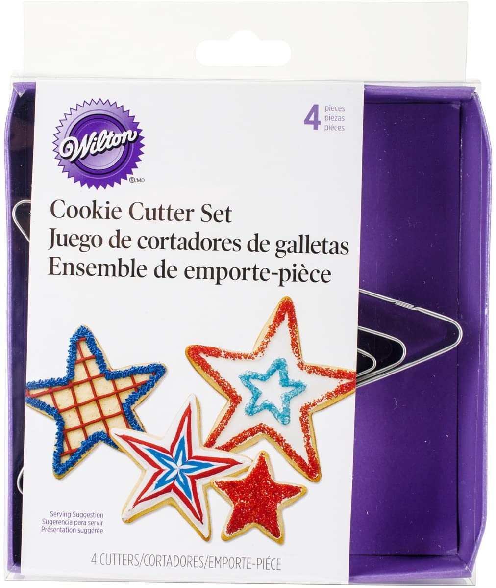 Wilton Four-Piece Nesting Metal Stars Set