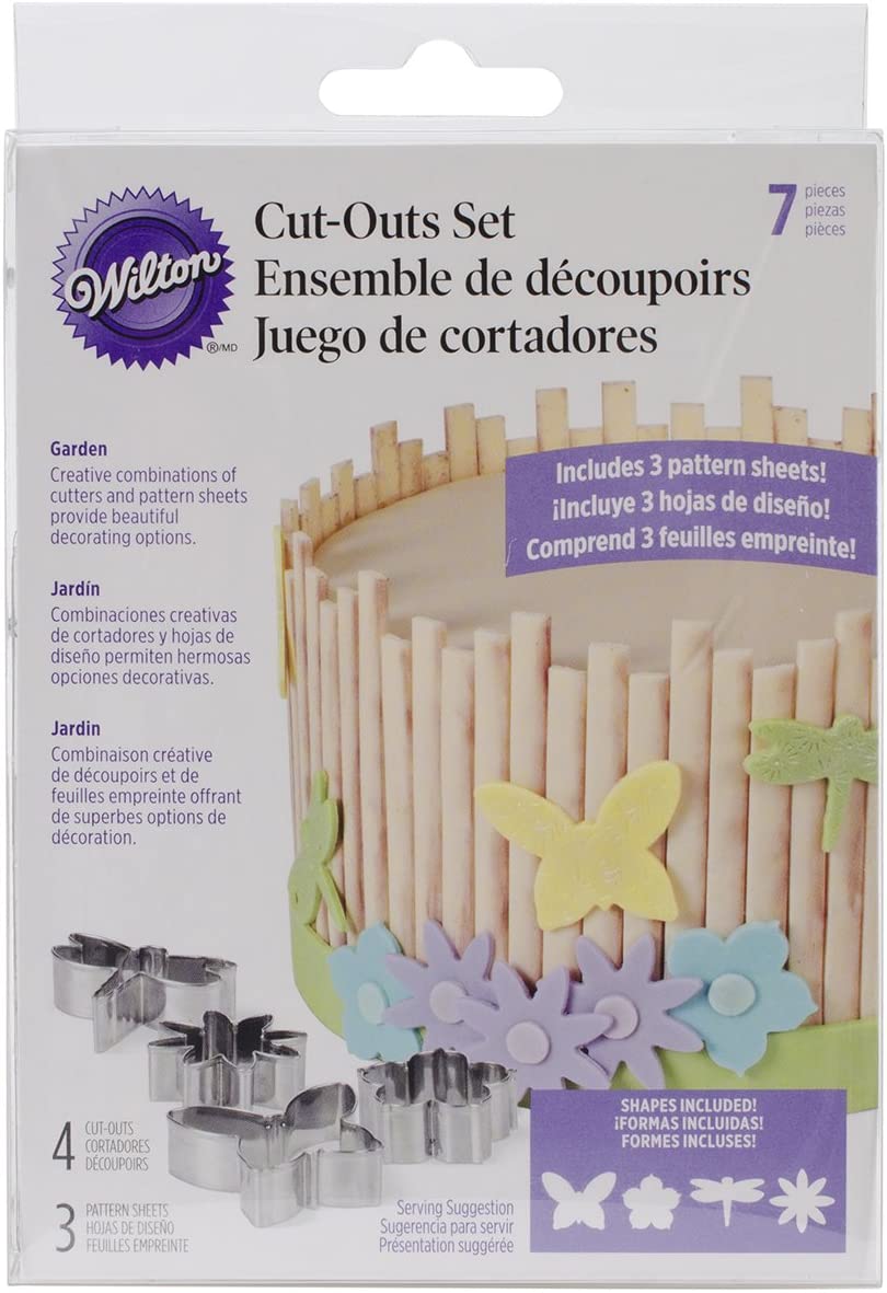 Wilton Garden Fondant Cut-Outs Pattern Set