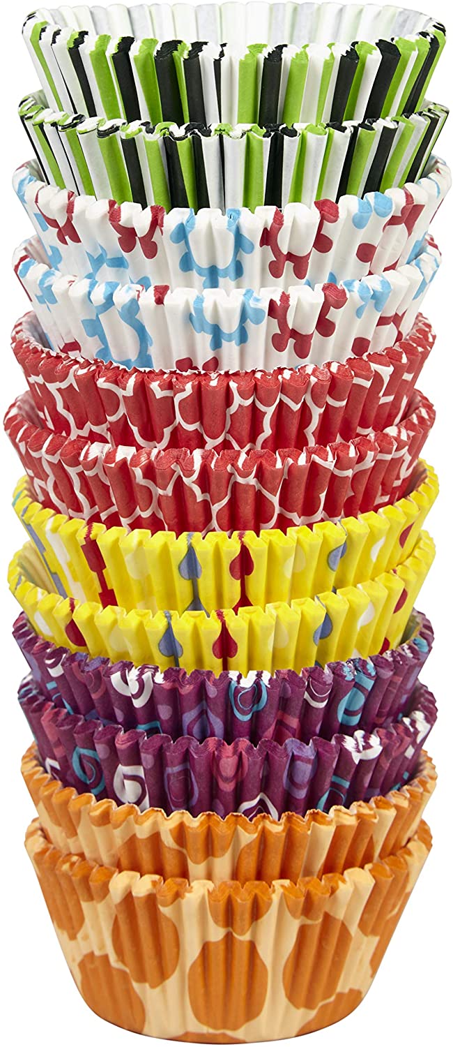 Wilton Party Pack 300/Pkg Standard Baking Cups, Other, Multicolor