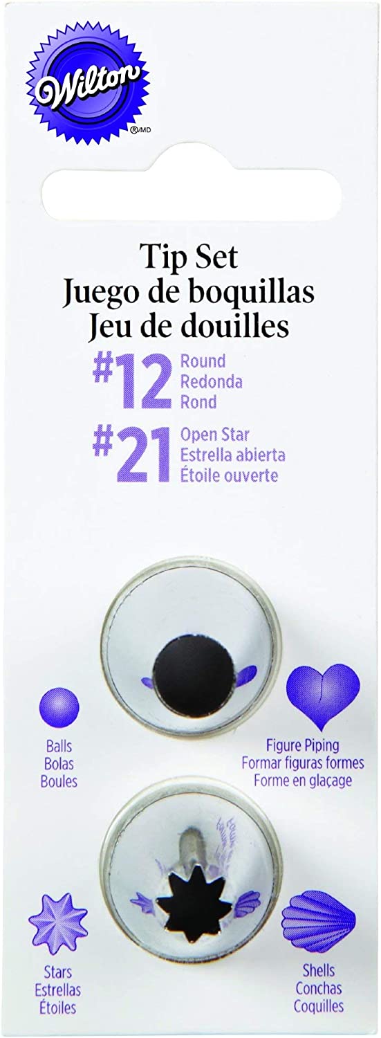 Wilton Round 12 Star 21 Tip Set