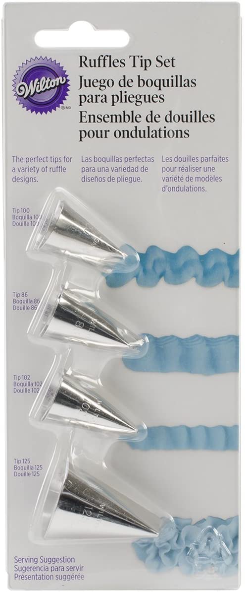Wilton Ruffles Tip Set/4