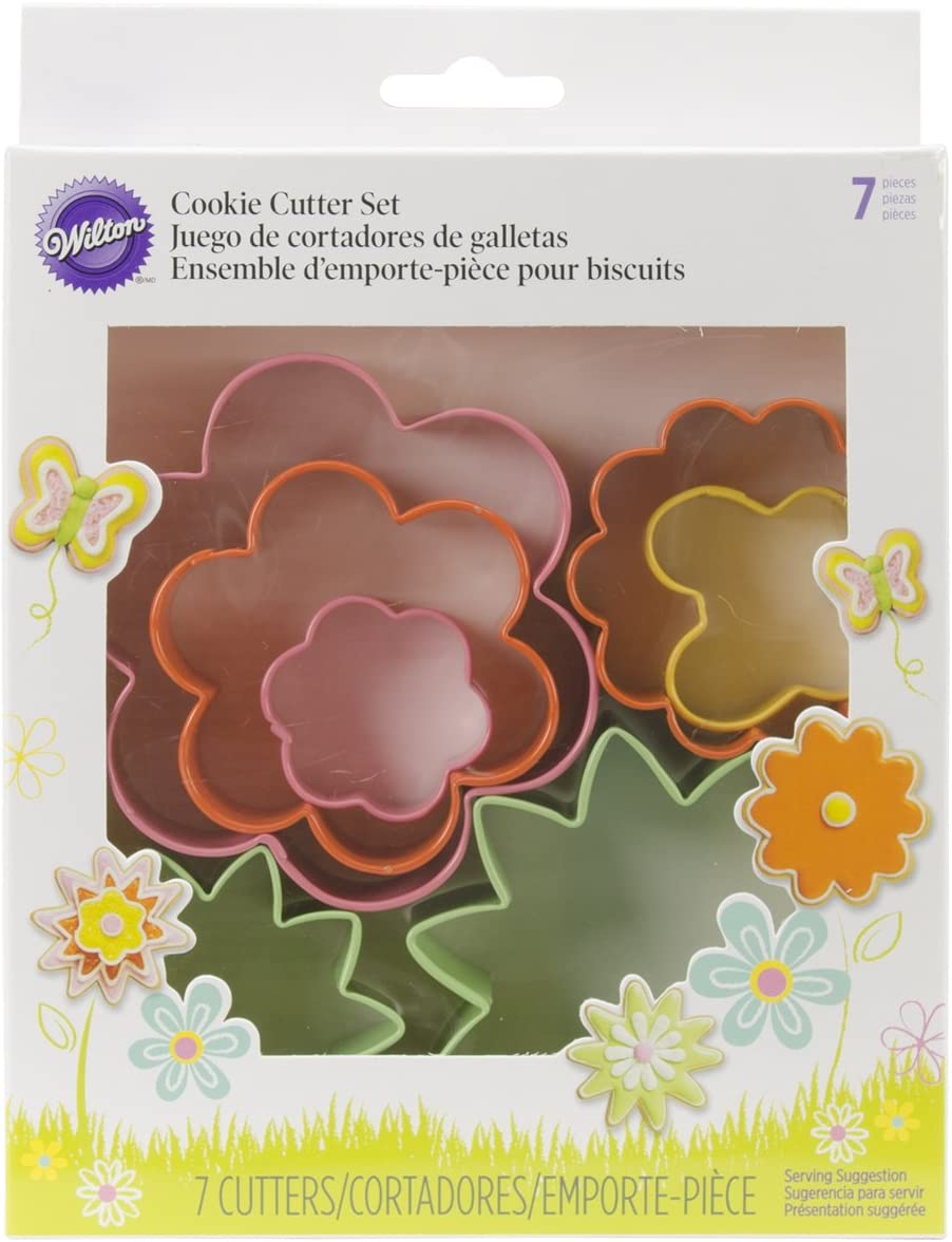 Wilton Seven Piece Mini Garden Cookie Cutter Set