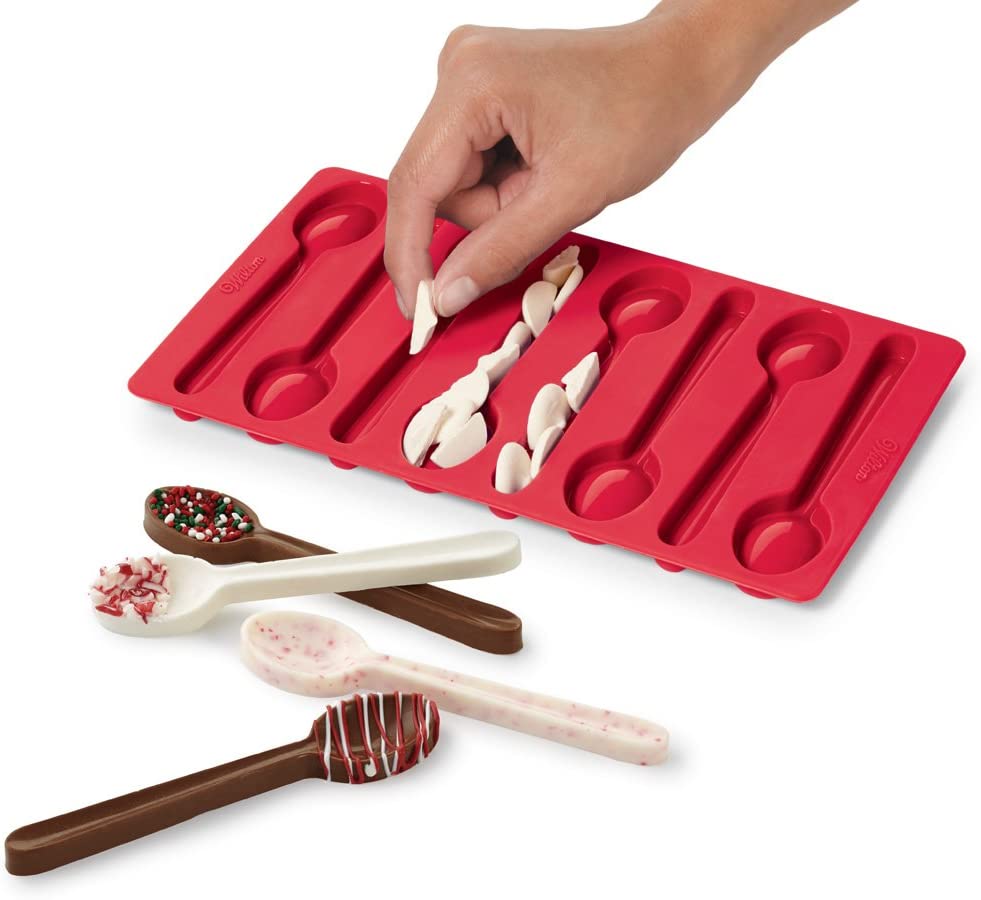 Wilton Silicone spoon mold-xmas, other, multi-coloured