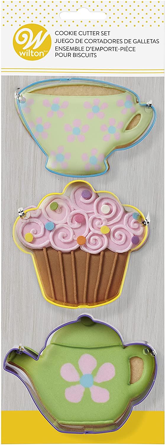 Wilton Tea Party Biscuit Cutters Set of 3