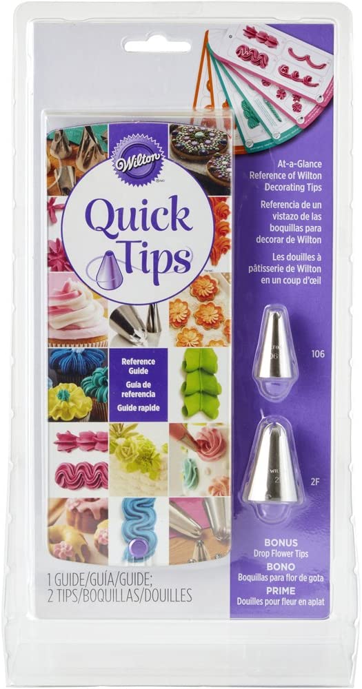Wilton Acrylic Icing Nozzles Instructions, Multi-Colour