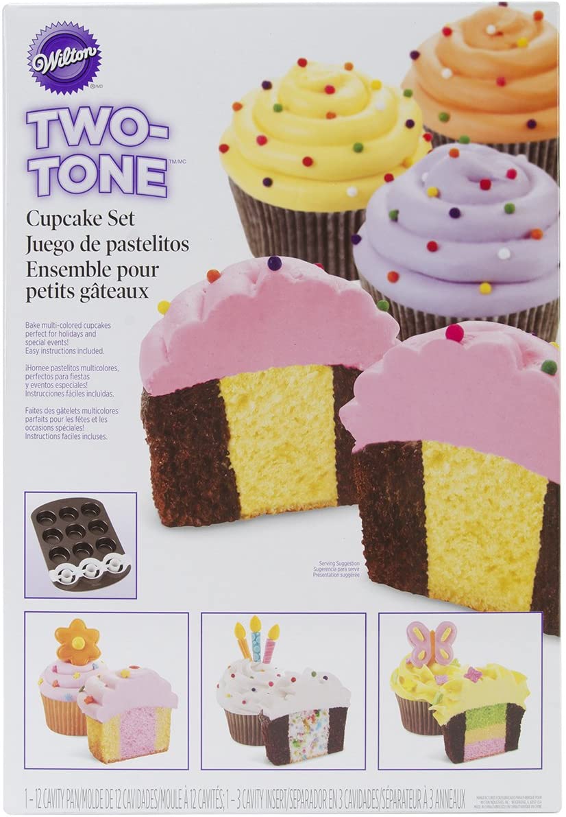 Wilton Two Tone Cupcake Tin Set