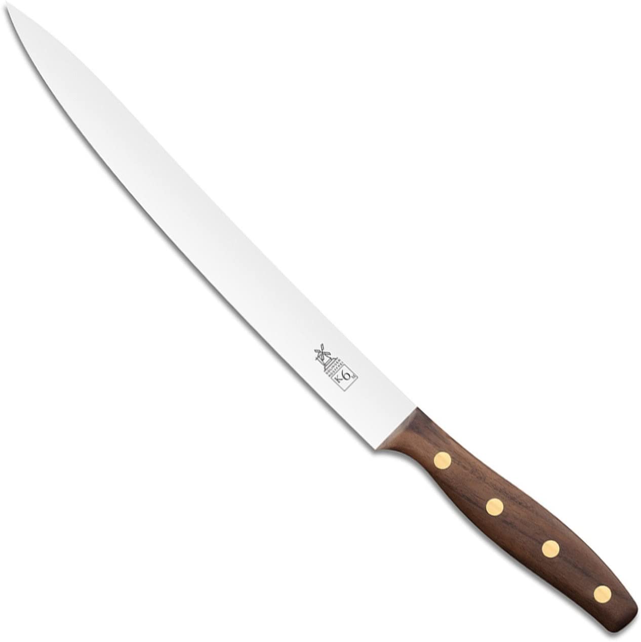 Herder Windmuhlenmesser Windmill Blades Meat Paring Knife K6 in Walnut (Stainless)