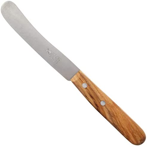 Herder Windmuhlenmesser Windmill Knife Buckled 11.8 cm apricot