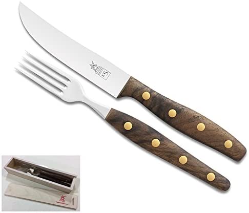 Herder Windmuhlenmesser Windmill Large Steak Knife Walnut