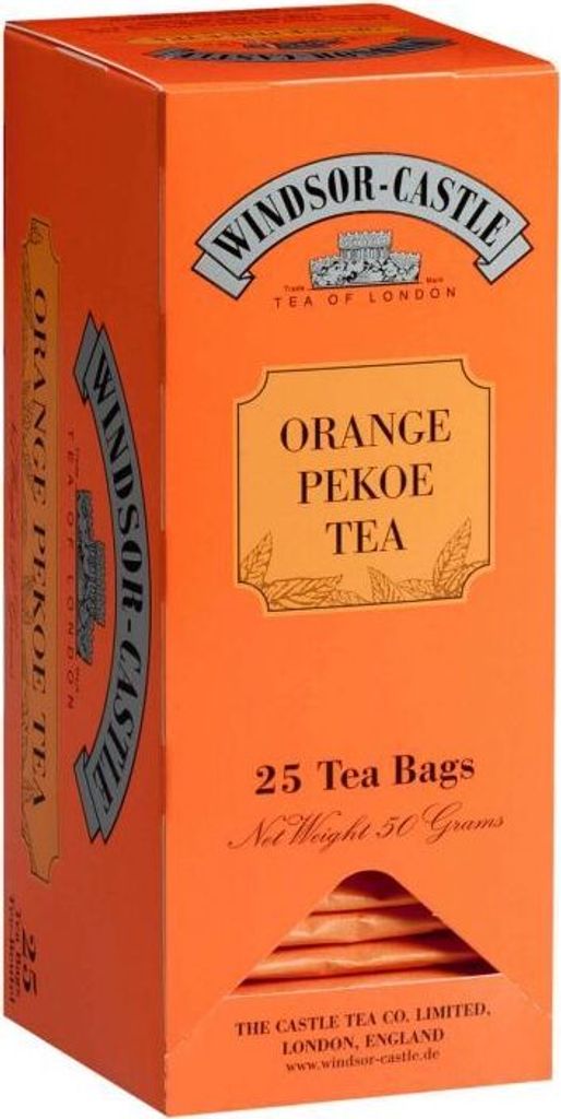 Windsor-Castle Orange Pekoe Tea, 25 tea bags 50g