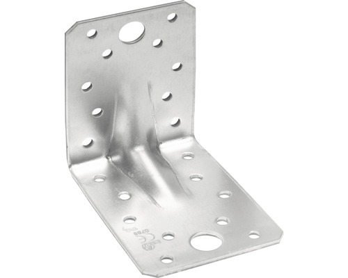 Meister Angle connector with bar 90x90x65x2.5 mm sendzimir galvanized, 1 piece