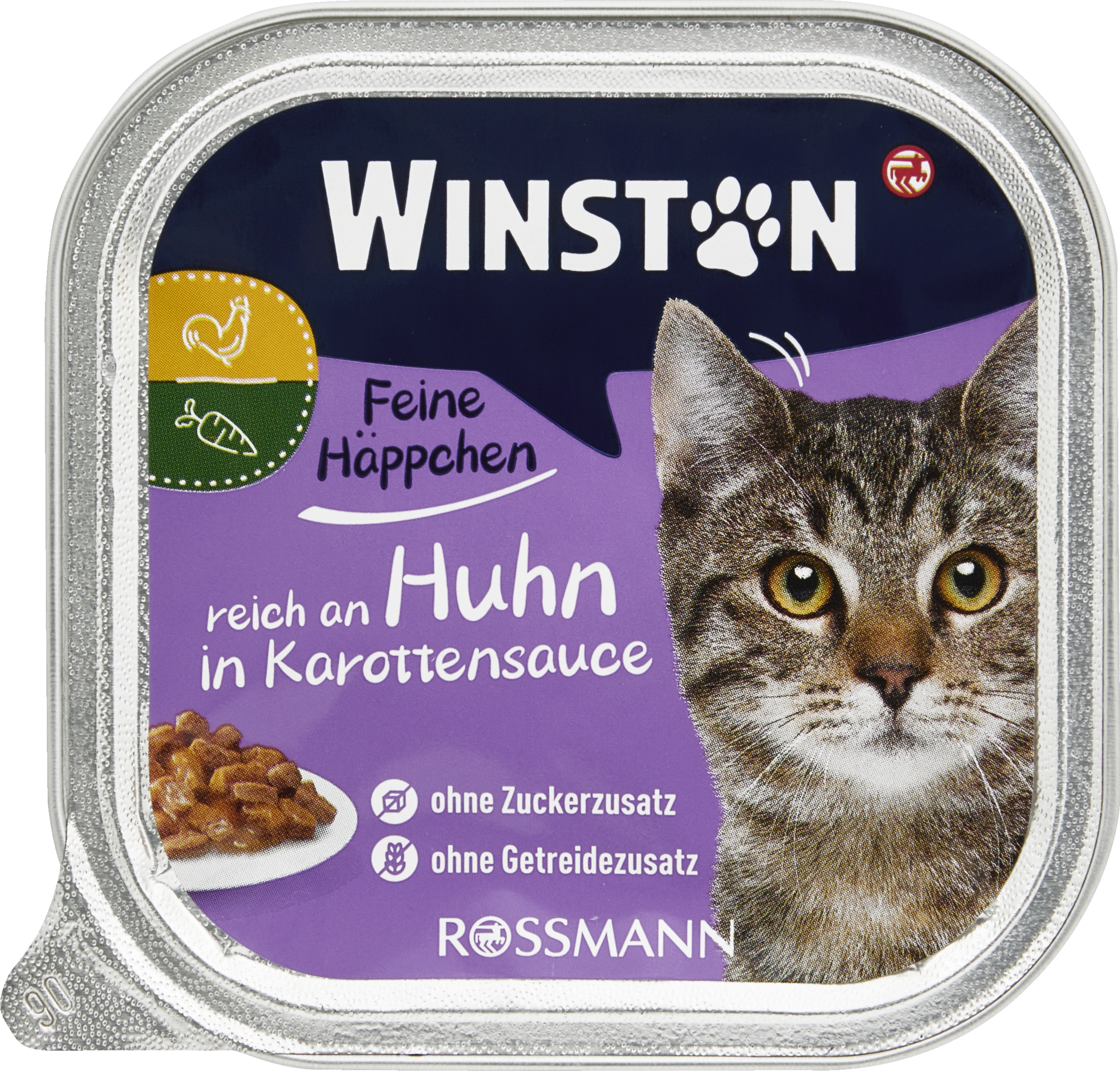 Winston Fine Bites with Chicken in Carrot Sauce