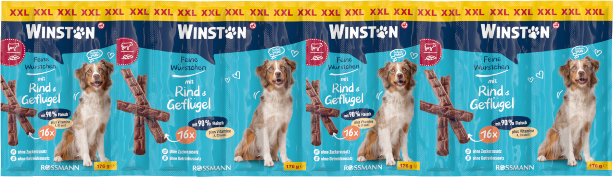 Winston Fine Sausages with Beef & Poultry 176g