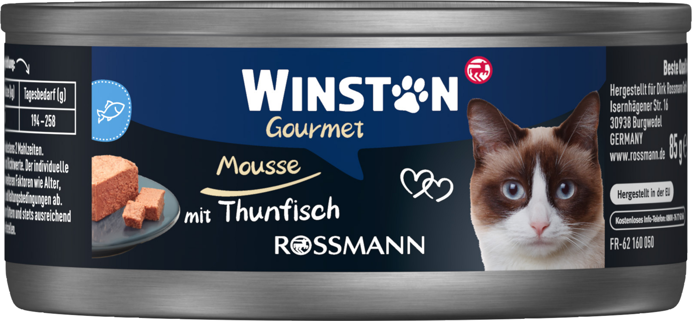 Winston Gourmet Mousse with Tuna 85g
