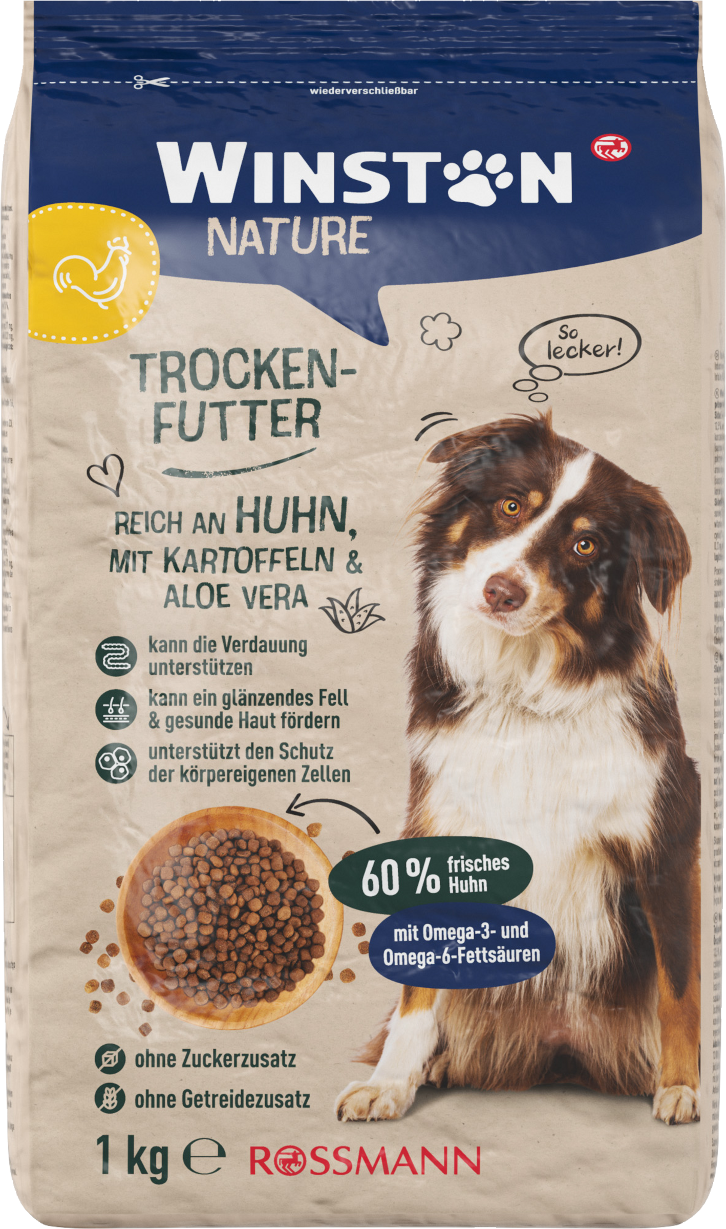 Winston Nature dry food rich in chicken