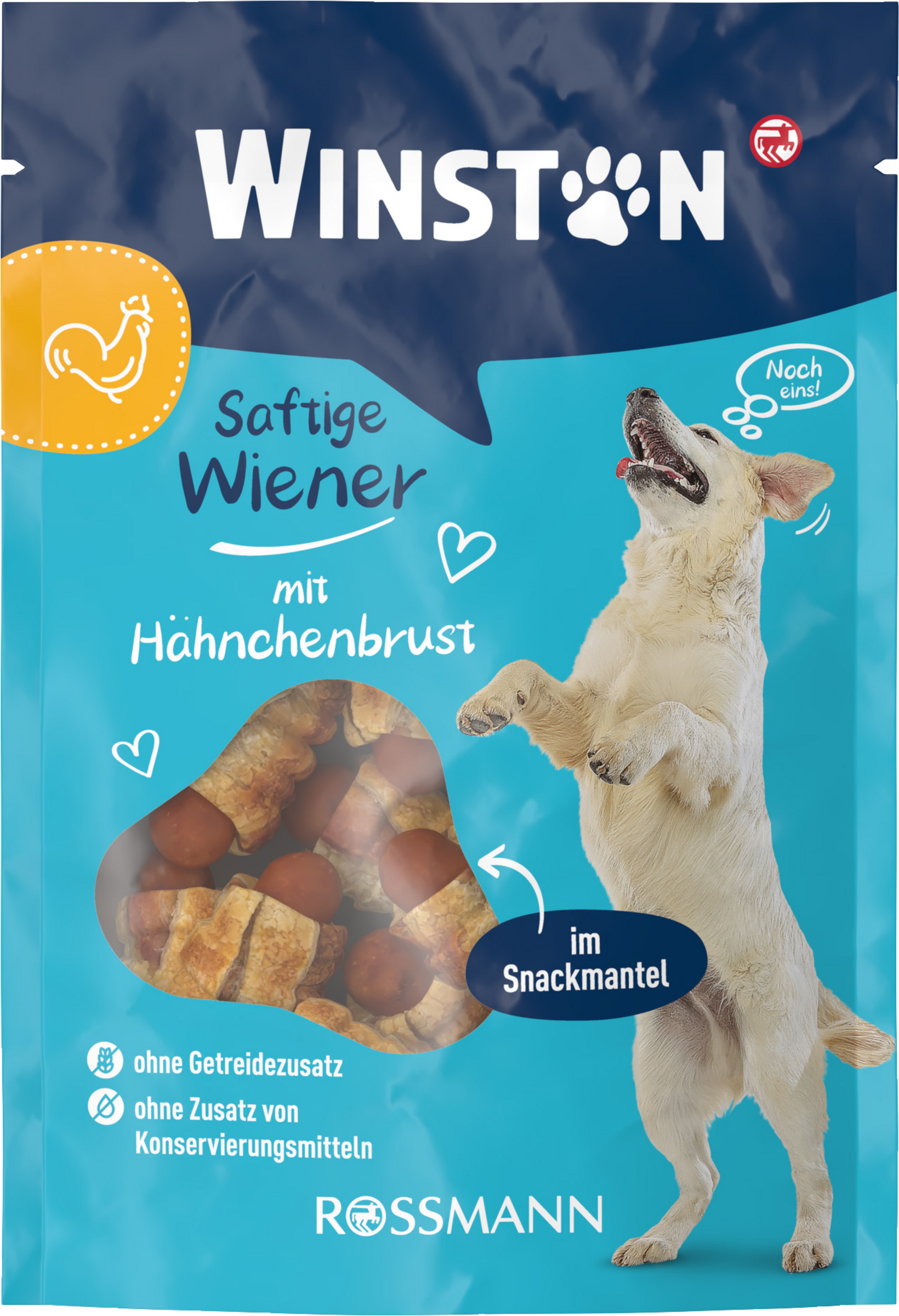Winston Juicy Vienna Dogs with Chicken Breast 80g