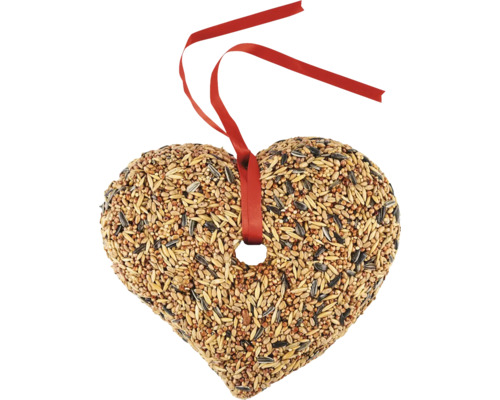 Hornbach Winter bird food giant heart mix approx. 550 g bird food for free-living birds