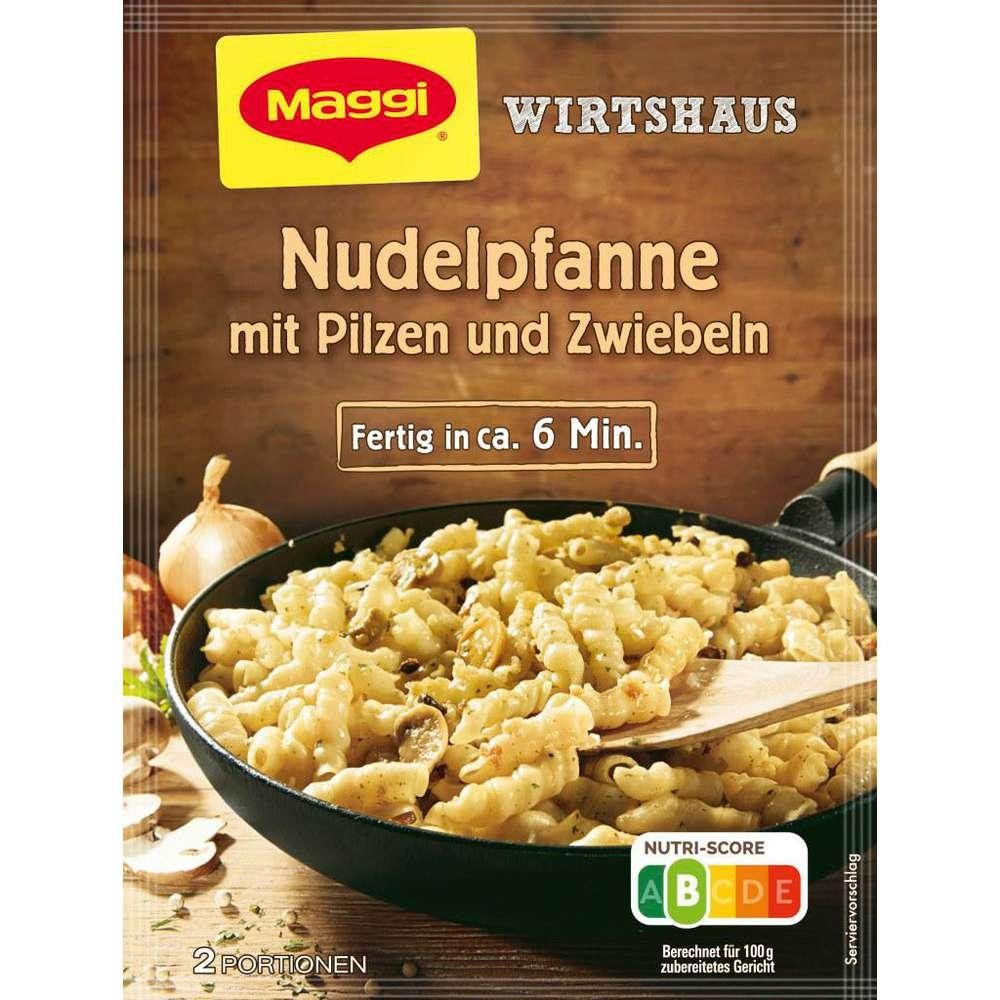 Maggi Wirtshaus pasta pan with mushrooms and onions