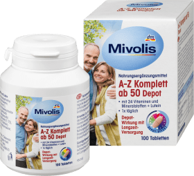 Mivolis A-Z Komplett Depot ab 50, Tabletten, 100 St, 153 g