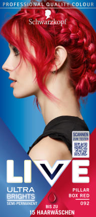 Schwarzkopf LIVE Intensive tint 092 Pillar Box Red, 1 pc