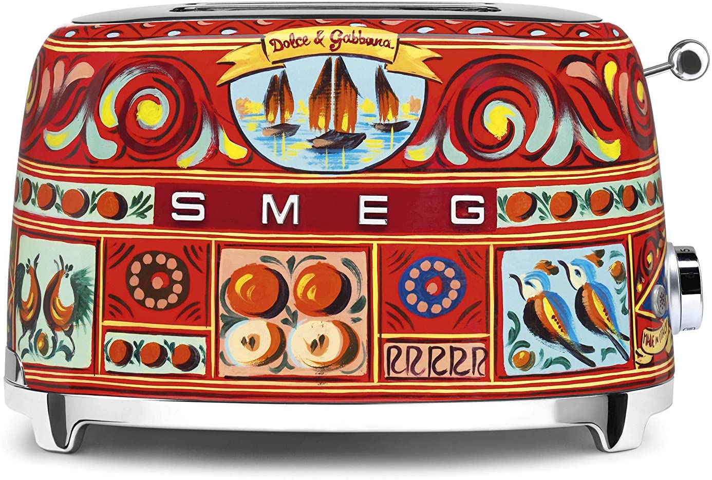 SMEG TSF01DGEU Toaster, 18/8 Stainless Steel