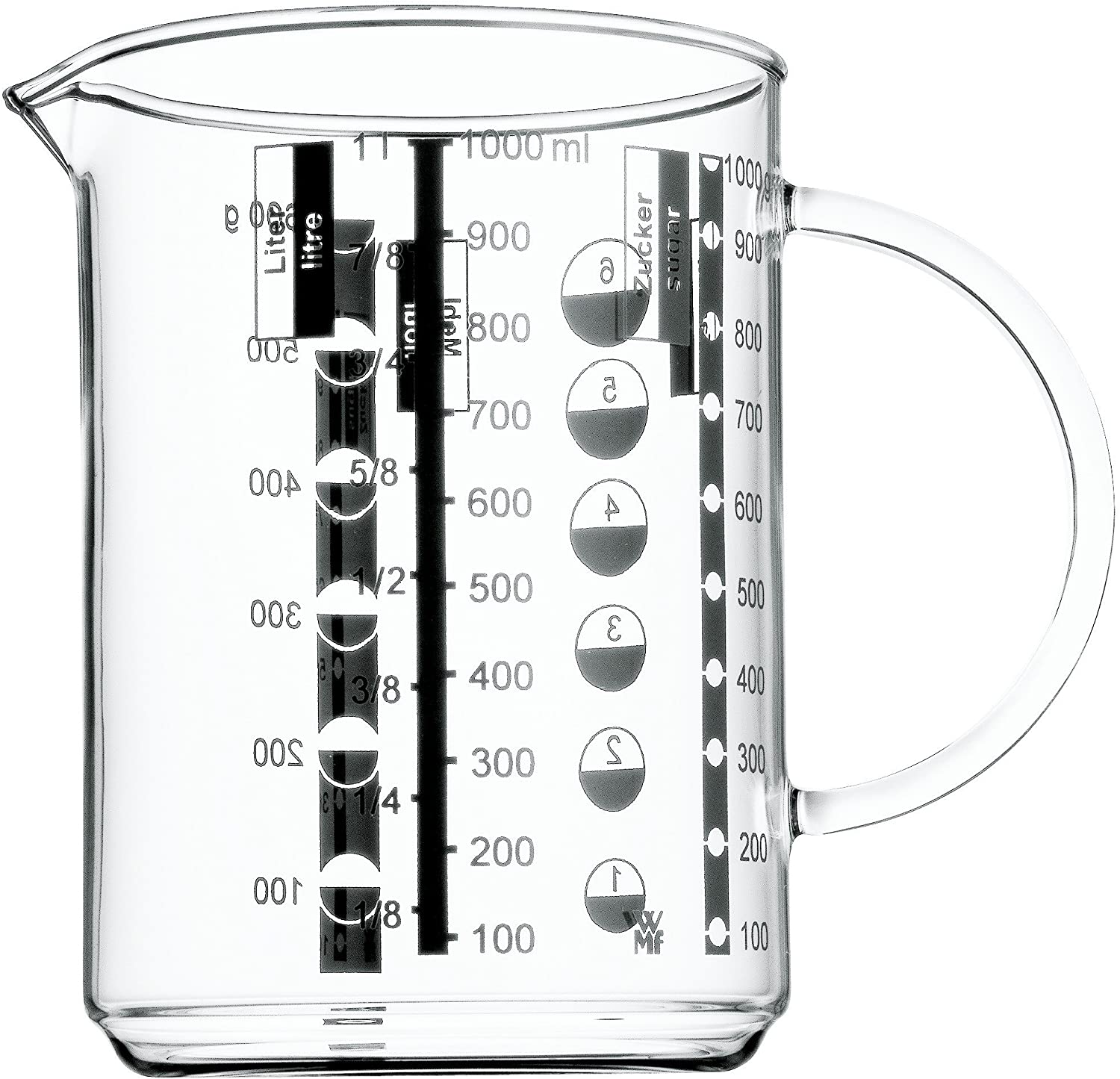 WMF 0605972000 Measuring Jug 1.0 L Cylinder