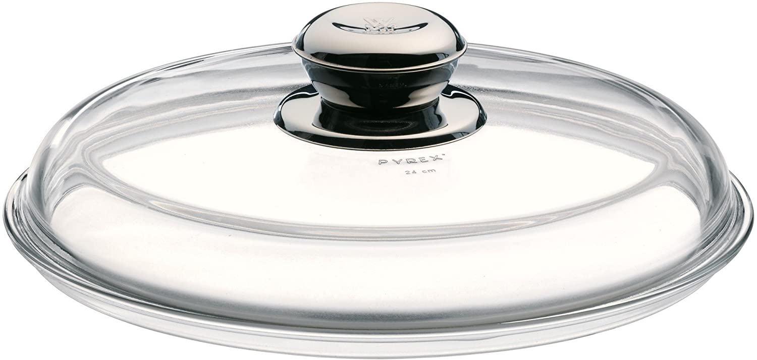 WMF 0724399902 Glass Lid Diameter 24 cm with Metal Knob