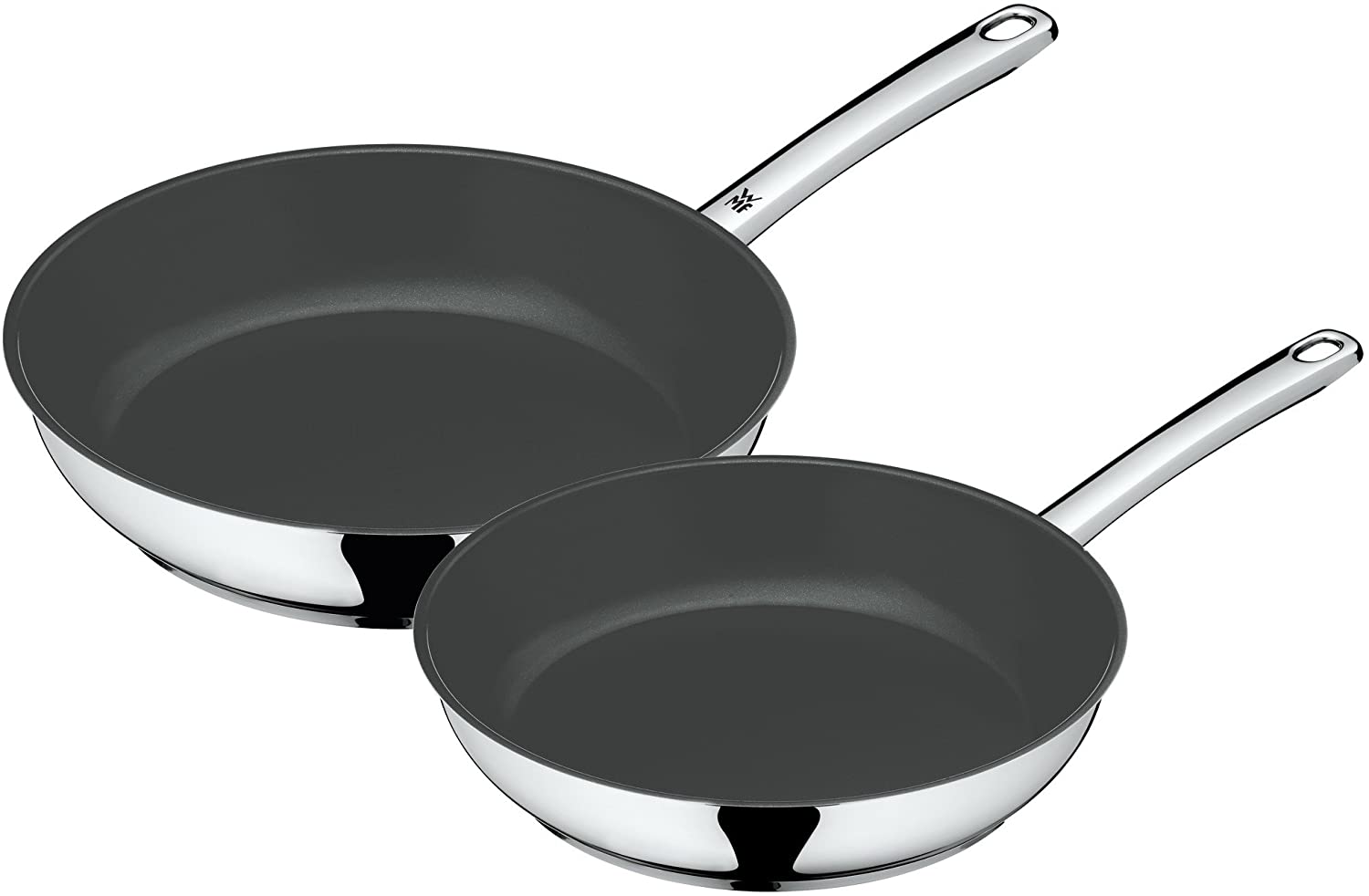 WMF 0741609990 Pans Set of 2 Cromargan with Ceramic Coating