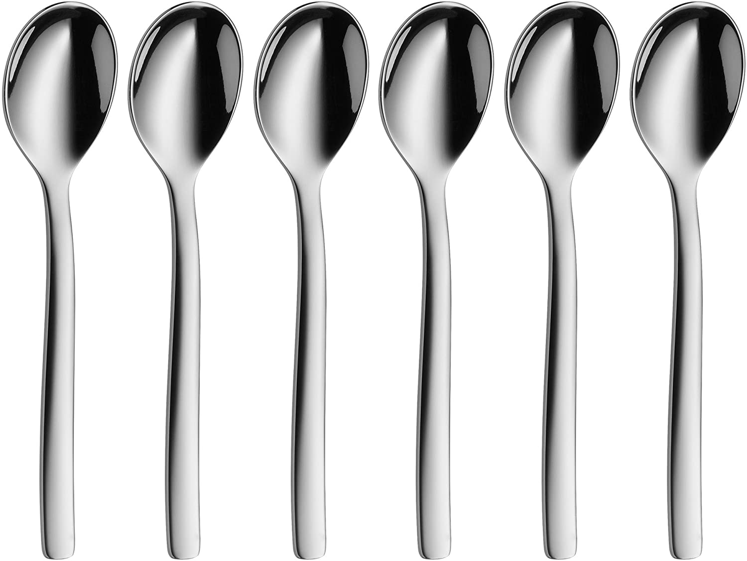 WMF 1106966340 Espresso Spoons Cromargan Protect Atic Stainless Steel Set of 6