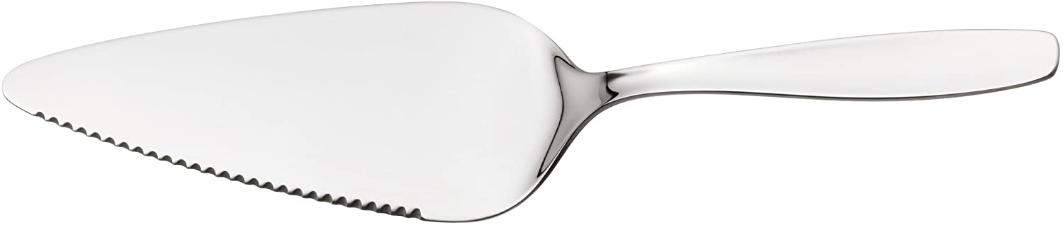 WMF cake server, with blade for cutting, cake knife, cake knife, Cromargan polished stainless steel, 21 cm