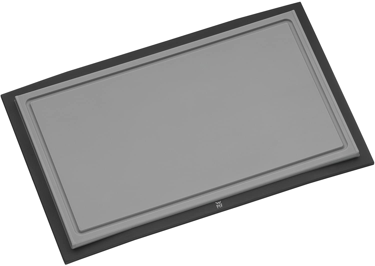 WMF Chopping Board, Carving Board, Touch Lagoon Blue, 32 x 20 cm, Rectangular, Plastic, Juice Grooves, Dishwasher Safe, Easy Cleaning, Hygienic, Gentle on Blades, Tasteless