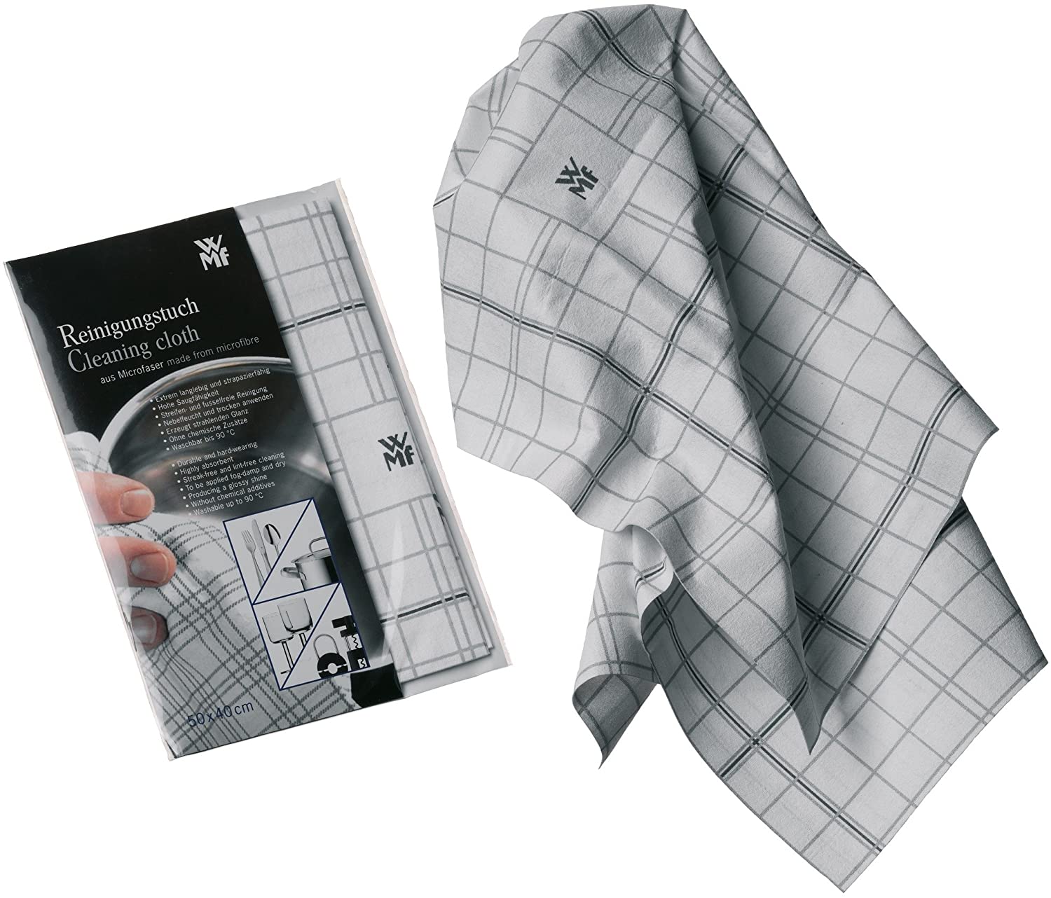 WMF 50 x 40 cm Cleaning Towel, Grey