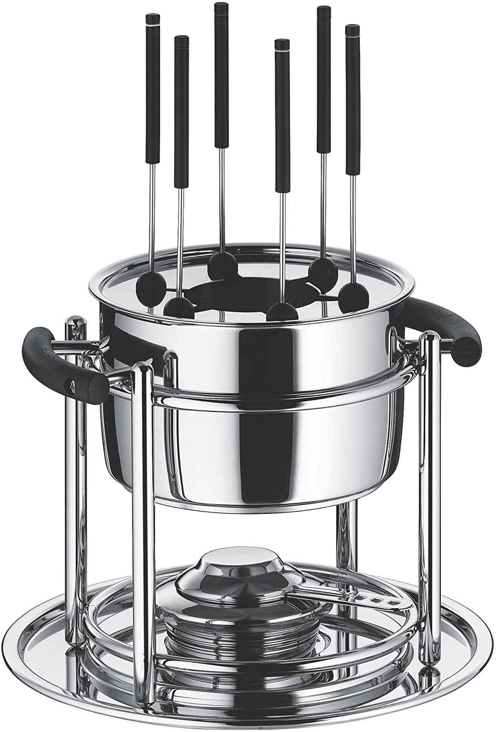 WMF Allegro Fondue Set, 18/10 Stainless Steel, 11 Pieces