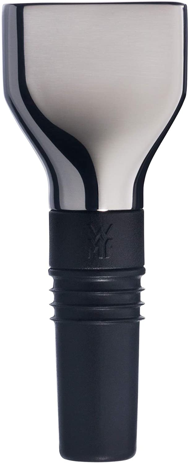 WMF Baric Wine Bottle Stopper Plastic Cromargan Stainless Steel 9.5 cm Black