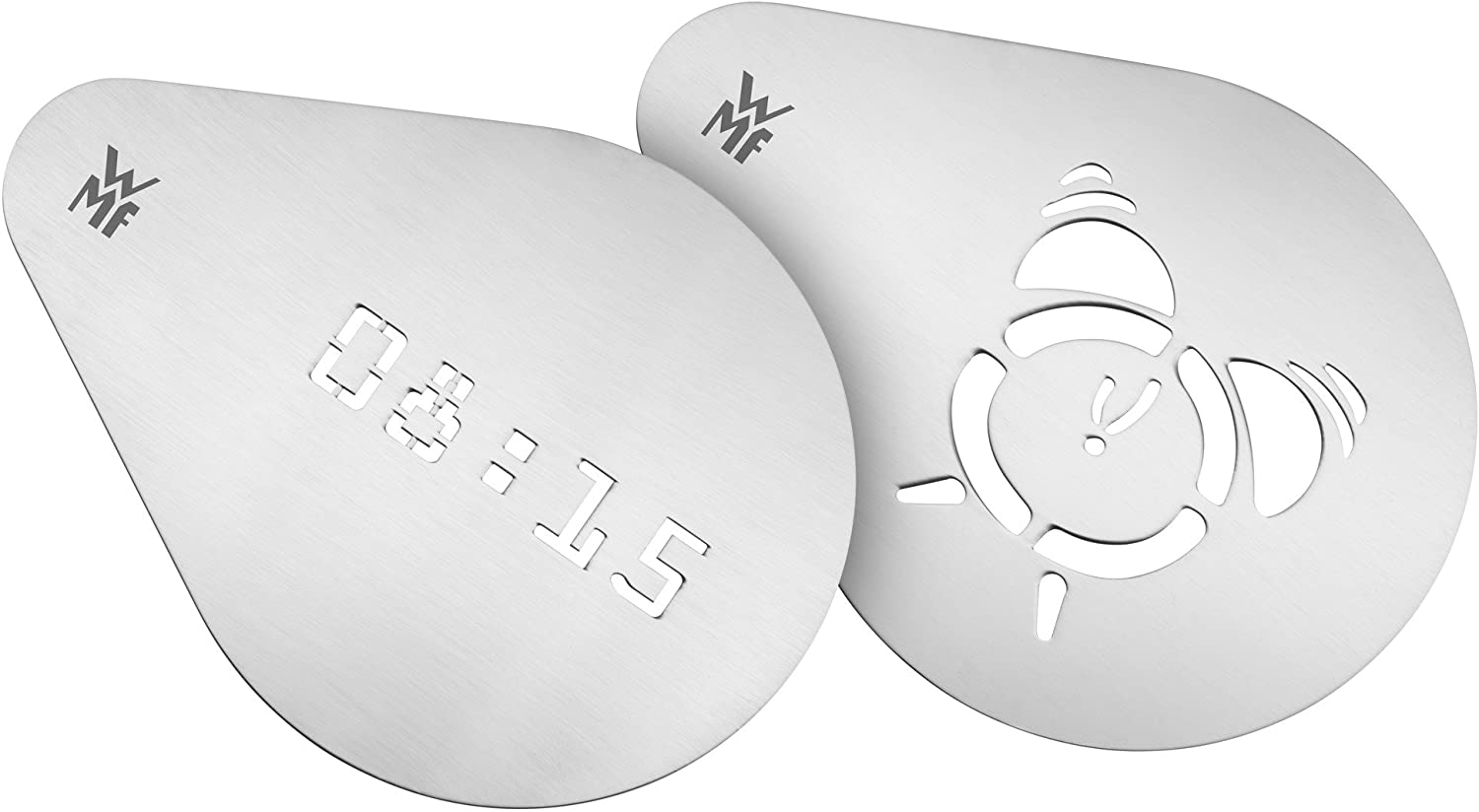 WMF Barista Wake Up 0686386040 Cappuccino Stencil Set of 2
