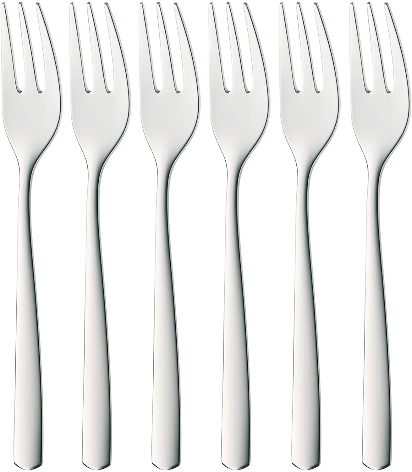 WMF BOSTON 1120936040 6-Piece Dessert Fork Set