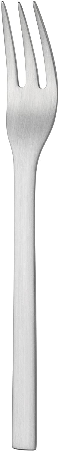 WMF Linum cake fork, 15.9 cm, Cromargan protect stainless steel, frosted, scratch-resistant, dishwasher-safe