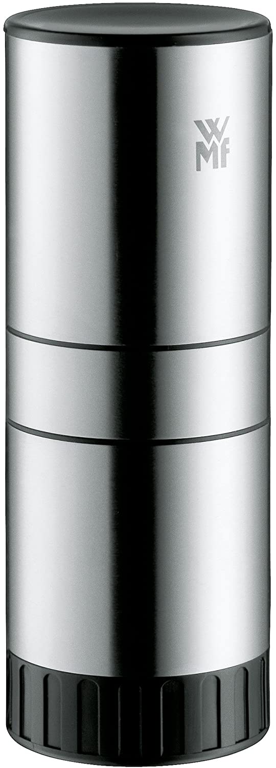 WMF Gourmet Garlic Cutter 15 cm, Cromargan Polished Stainless Steel, Cuts Garlic into Small Cubes, Sealing Lid