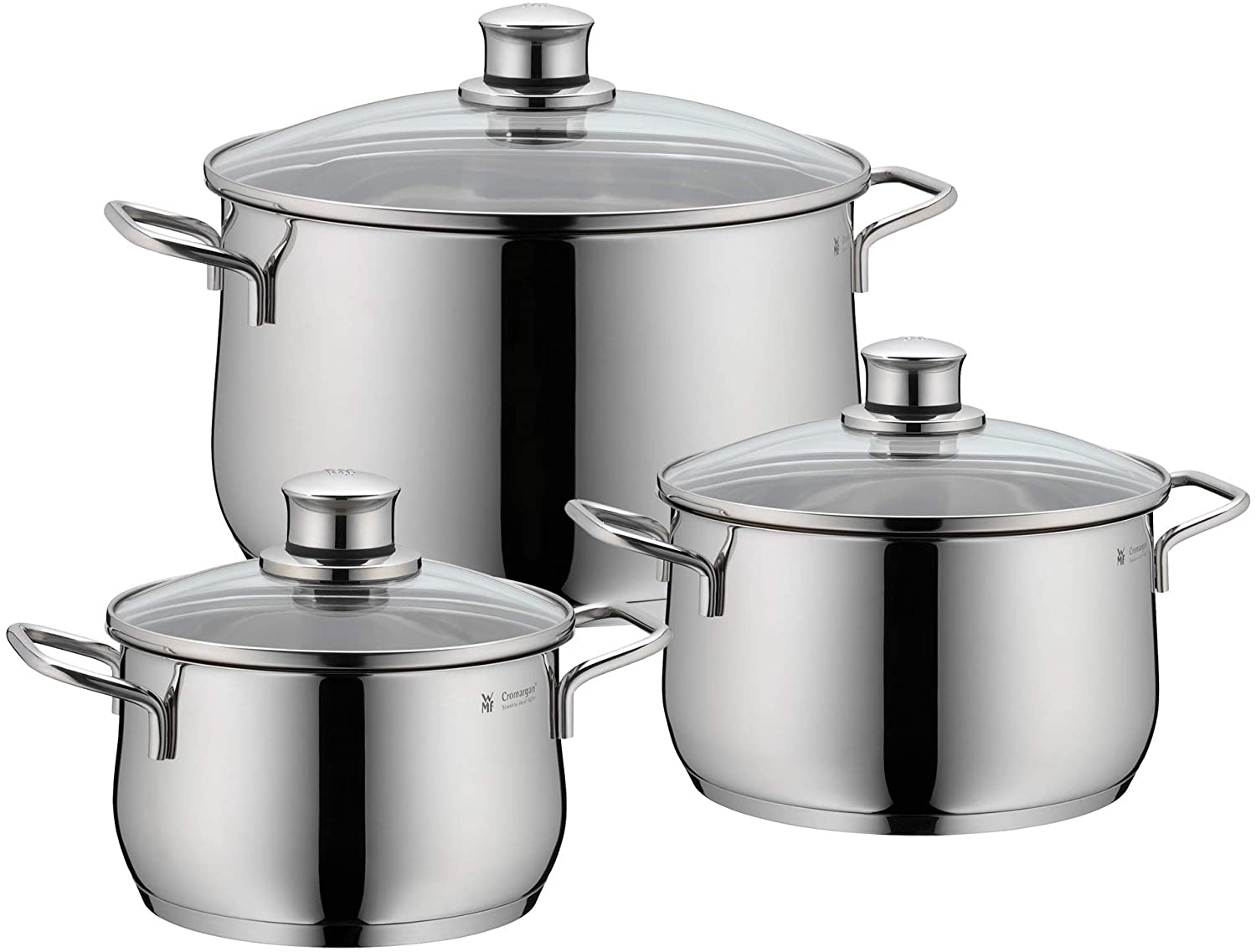 WMF Diadem Plus 3-Piece Saucepan Set