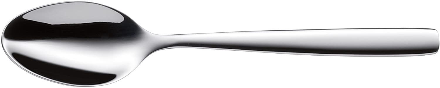 WMF Palma Espresso Spoon, 10.8 cm, Polished Cromargan Stainless Steel, Shiny, Dishwasher Safe