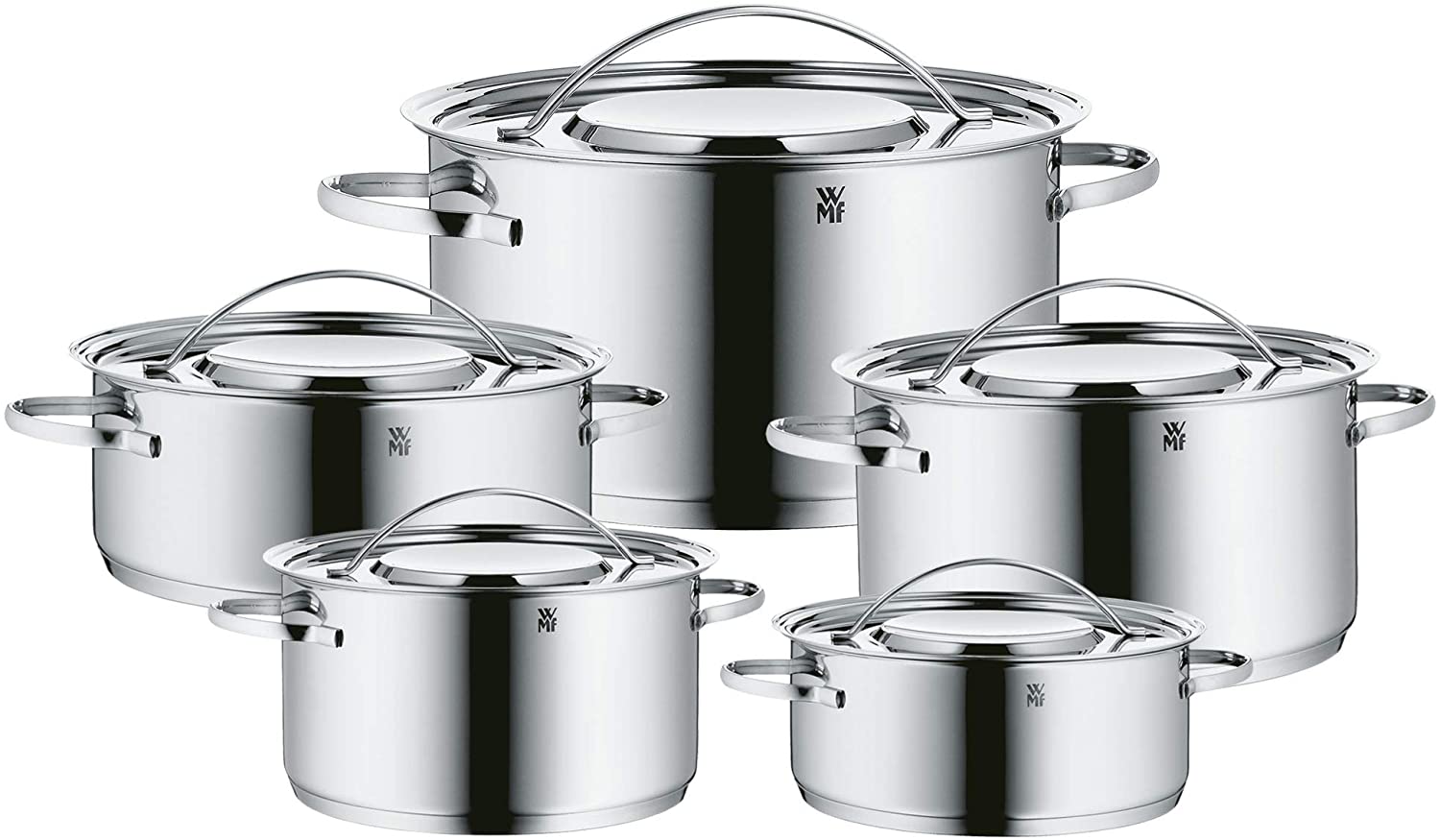 WMF Gala Plus 5-Piece Saucepan Set