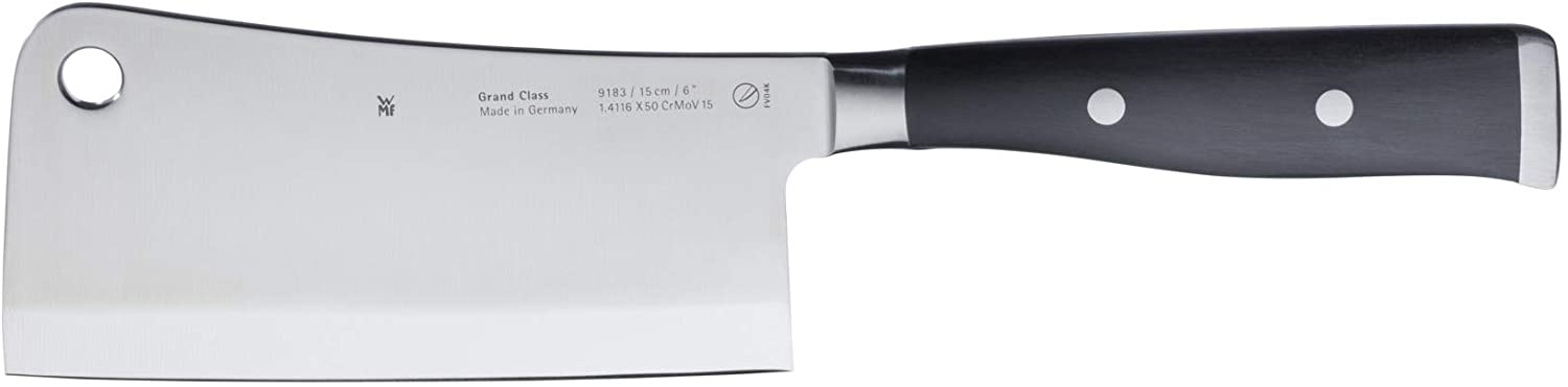 WMF Grand Class Chinese Chopper Knife 28.5 cm Special Blade Steel Forged Knife Performance Cut Riveted Handle Blade 15 cm