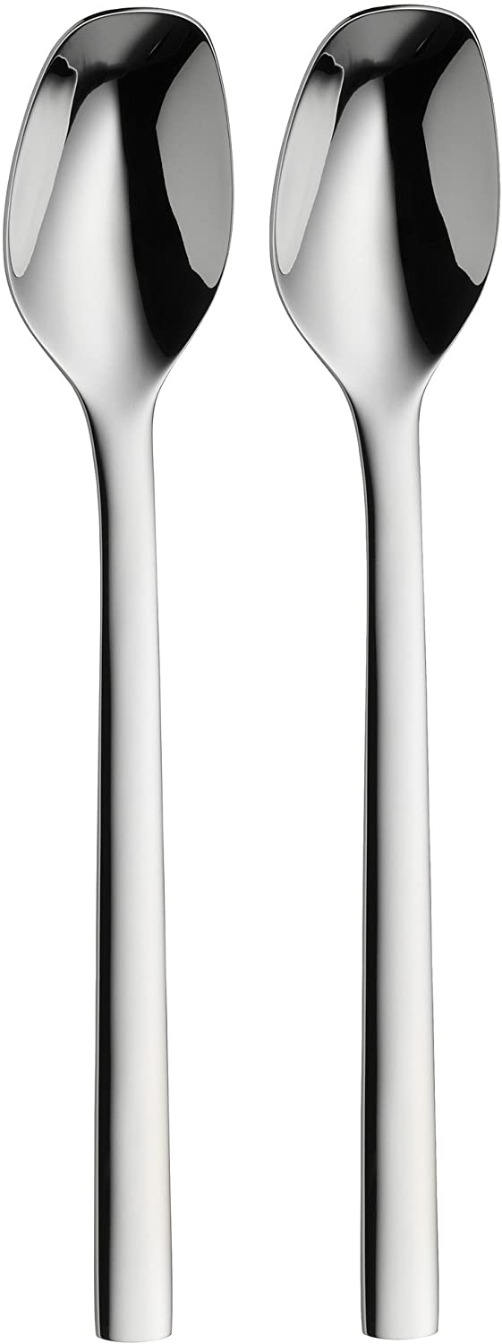 WMF Nuova Jam Spoon Set 2 Pieces Honey Spoon 16 cm Cromargan Polished Stainless Steel Dishwasher Safe