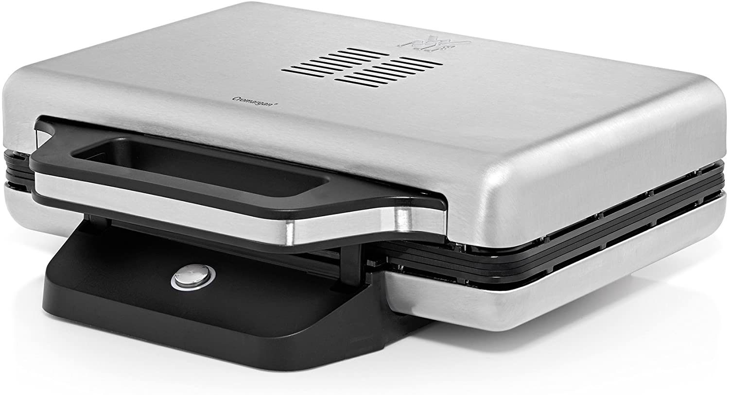 WMF Lono Sandwich Maker, sandwich toaster, for 2 standard or XXL toasts, 2-stage height adjustment for more filling, matt stainless steel