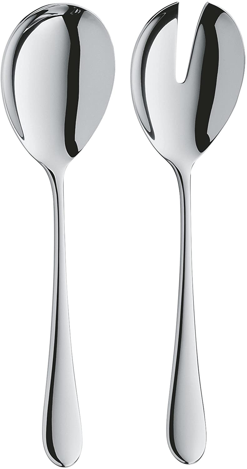 WMF Merit 1140216340 Salad Servers Cromargan Protect Stainless Steel Large